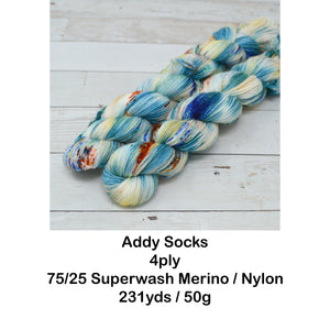 Seashells By The Seashore | Addy Socks 50g